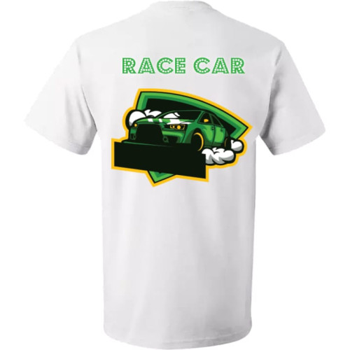 Race Car Printed T-shirt